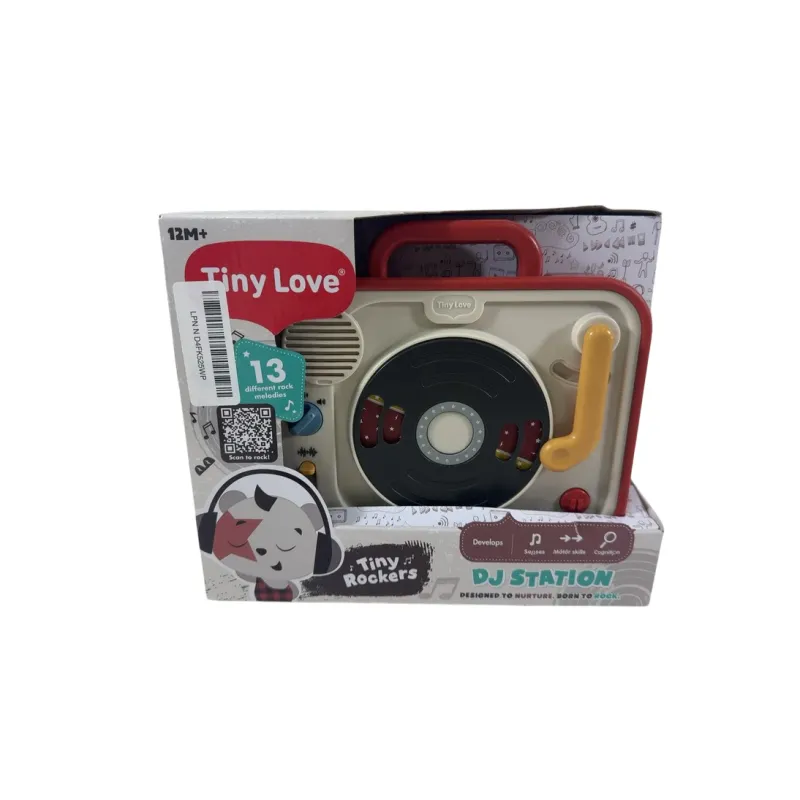 Jouet musical DJ Station Tiny Rockers Tiny Love avec platine et disque tournant Jouet musical DJ Station Tiny Rockers Tiny Love avec platine et disque tournant
