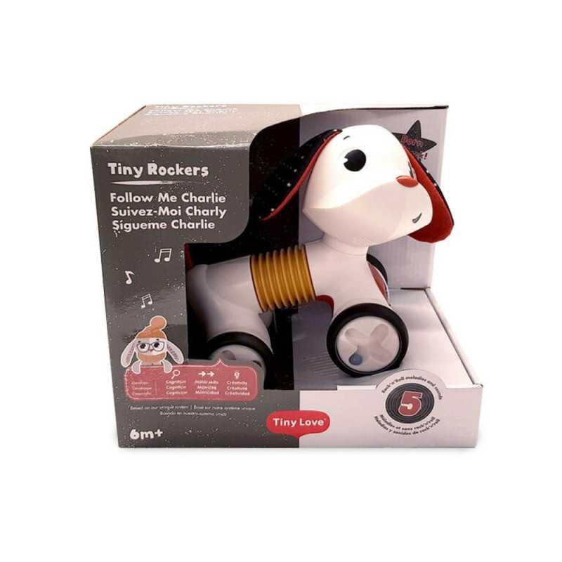Jouet d’éveil musical Follow Me Charlie Tiny Rockers Tiny Love, petit chien à roulettes