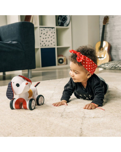 Jouet d’éveil musical Follow Me Charlie Tiny Rockers Tiny Love, petit chien à roulettes