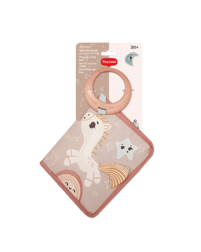 Livre d’éveil en tissu Where Do I Travel Unicorn Wonderlands Tiny Love avec licorne