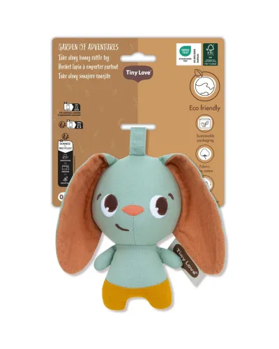 Garden of Adventures hanging bunny rattle Tiny Love