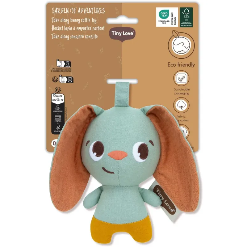 خشخيشة أرنب معلقة Garden of Adventures Tiny Love خشخيشة أرنب معلقة Garden of Adventures Tiny Love