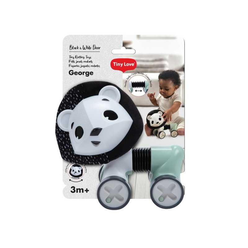 Juguete con ruedas Tiny Rolling león Black & White Tiny Love Juguete con ruedas Tiny Rolling león Black & White Tiny Love