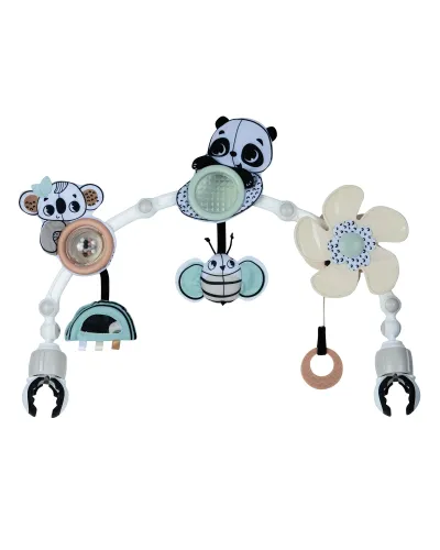 Arco de actividades para cochecito Sunny Stroll Black &amp; White Tiny Love