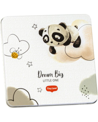 Boîte à empreintes bébé Magic Box carrée en métal Tiny Creations Tiny Love