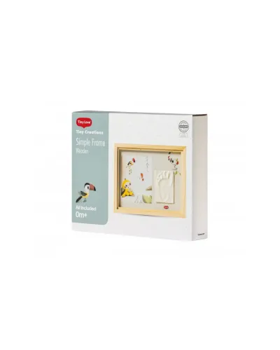 Cadre d’empreintes bébé Simple Frame en bois Tiny Creations Tiny Love