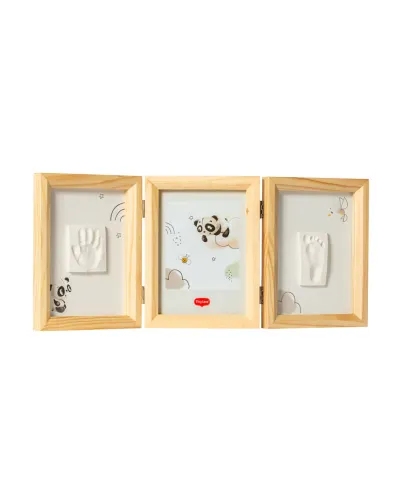 Tiny Creations wooden double photo and print frame Tiny Love