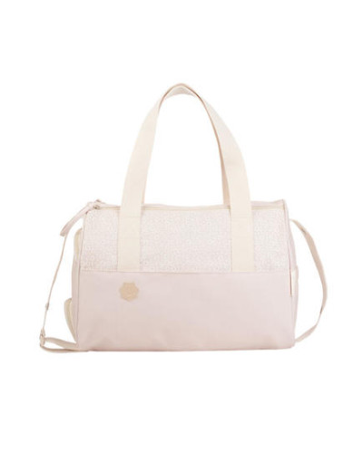Sac à langer Pocketstyle crème à fond plat, Badabulle