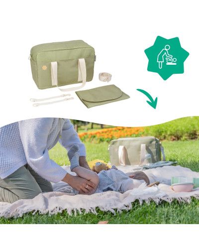 Sac A Langer Bowling Olive Badabulle %shop-name% %product-name% %brand%