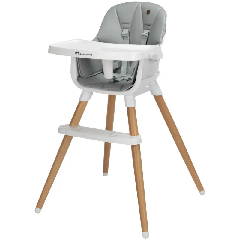 Trona Abelia de diseño escandinavo Mineral Gray Bébé Confort