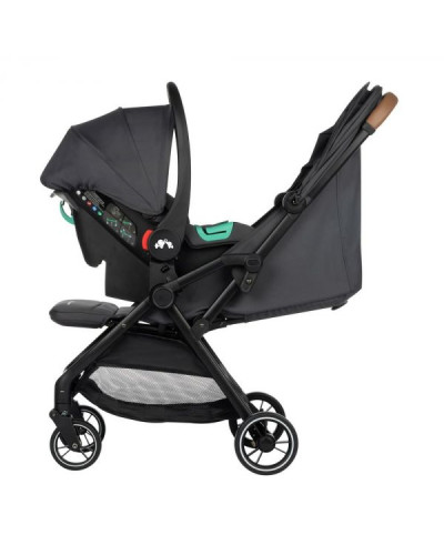 Poussette duo Sunlite Bébé Confort Mineral Graphite avec siège auto coque