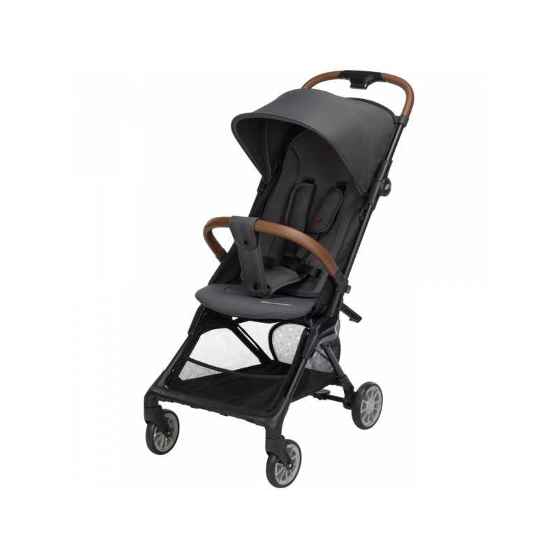 Poussette Zephir Bébé Confort Mineral Graphite, poussette pliée