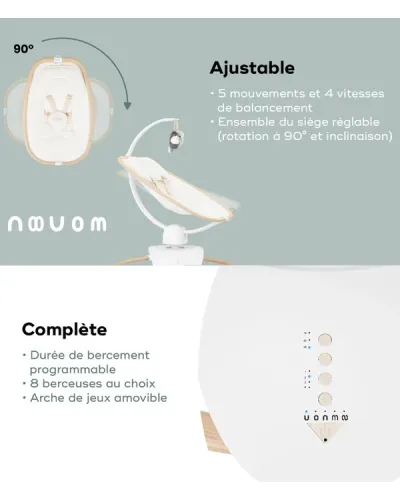 Balancelle électrique Swoon Hoop Sand