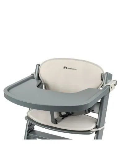 Timba wooden high chair with cushion Gray Mist Bébé Confort