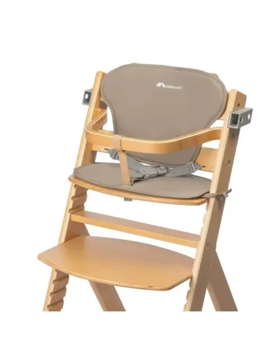 كرسي طعام مرتفع Timba مع وسادة Natural Wood Beige Bébé Confort