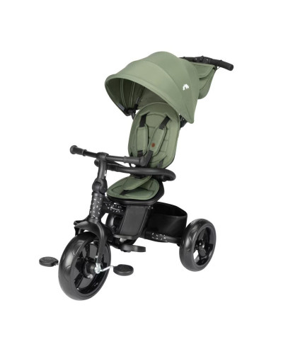 Tricycle évolutif 2-en-1 Windy coloris Mineral Green avec canne parentale, Bébé Confort