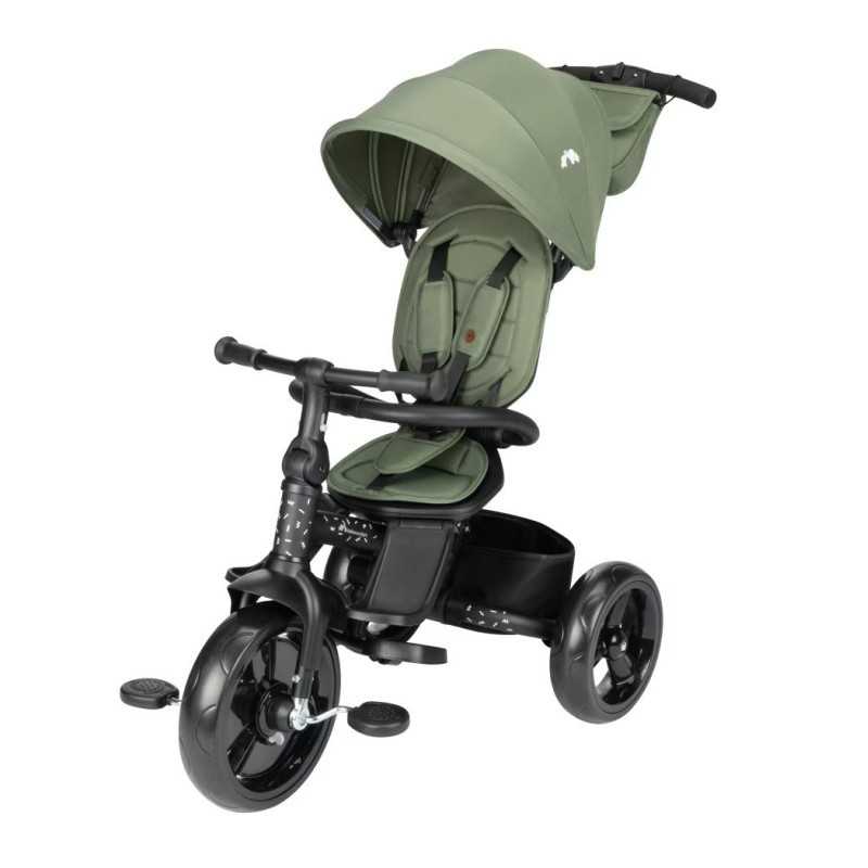Tricycle évolutif 2-en-1 Windy coloris Mineral Green avec canne parentale, Bébé Confort Tricycle évolutif 2-en-1 Windy coloris Mineral Green avec canne parentale, Bébé Confort