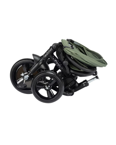 Tricycle évolutif 2-en-1 Windy coloris Mineral Green avec canne parentale, Bébé Confort