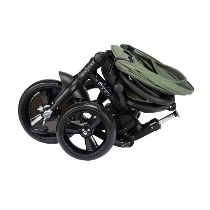 Pare-soleil, panier et harnais du tricycle Windy Mineral Green Bébé Confort