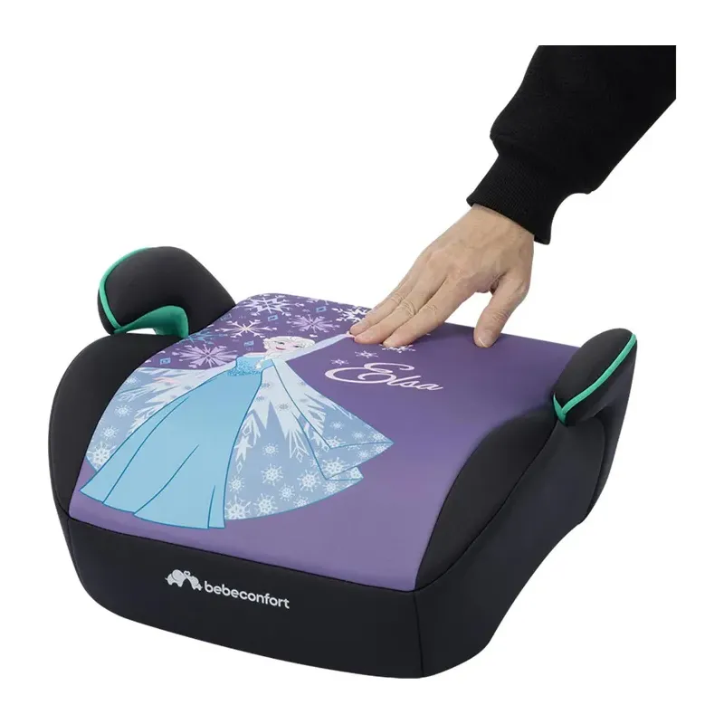 Rehausseur Gaia i-Safe Frozen Bébé Confort noir et lilas : assise et accoudoirs