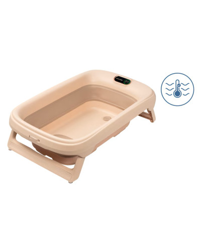 Indigo foldable baby bath with thermometer Muted Terra Maxi-Cosi