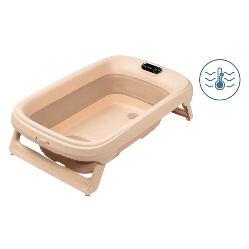 Bañera plegable Indigo con termómetro Muted Terra Maxi-Cosi