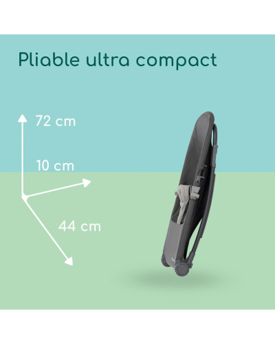 Hamaca Aster con arco de juegos Mineral Graphite Bébé Confort