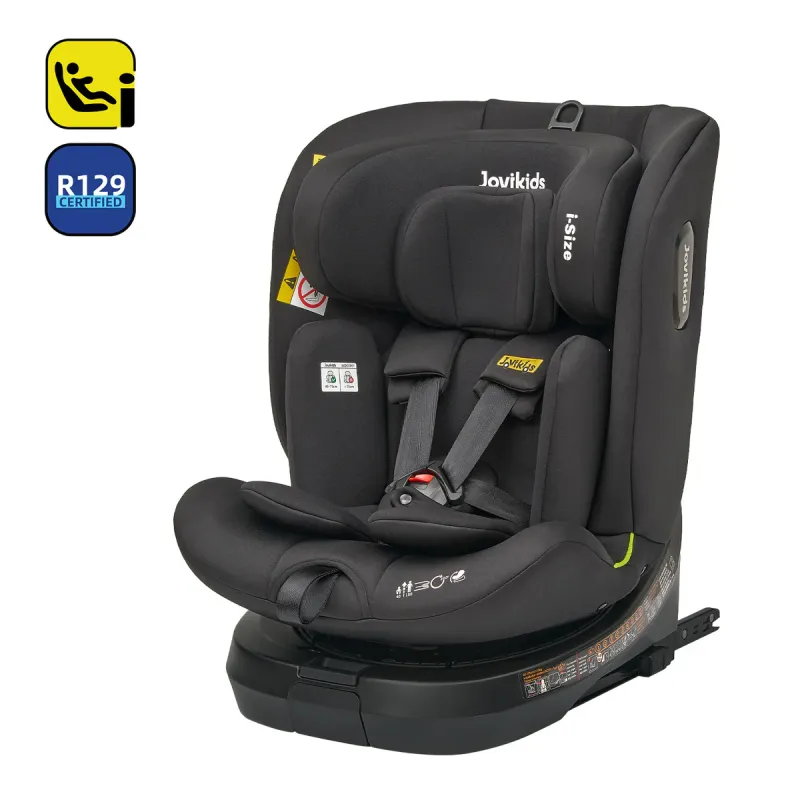 Siège auto pivotant 360° Ranger TT i-Size noir Jovikids, pour enfant de 40 à 150 cm