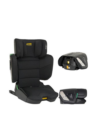 Silla de coche elevador plegable Rober i-Size ISOFIX negro Jovikids