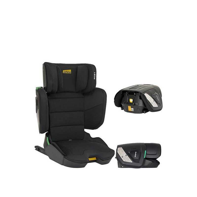 Rober i-Size ISOFIX foldable booster car seat black Jovikids