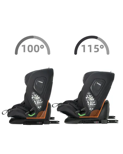 Ranger TT i-Size 360° swivel car seat 40-150 cm black Jovikids