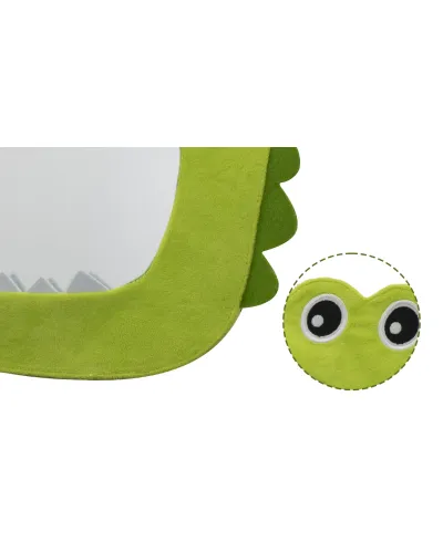 Miroir de voiture bébé motif crocodile vert Jovikids, miroir de sécurité arrière
