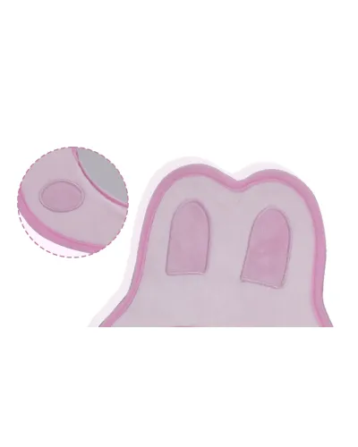 Miroir de sécurité arrière bébé motif lapin rose Jovikids pour siège auto dos à la route