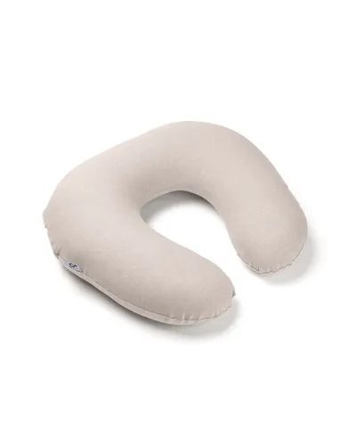 Coussin de maternité et d’allaitement Softy Chiné Sand Doomoo, beige sable chiné