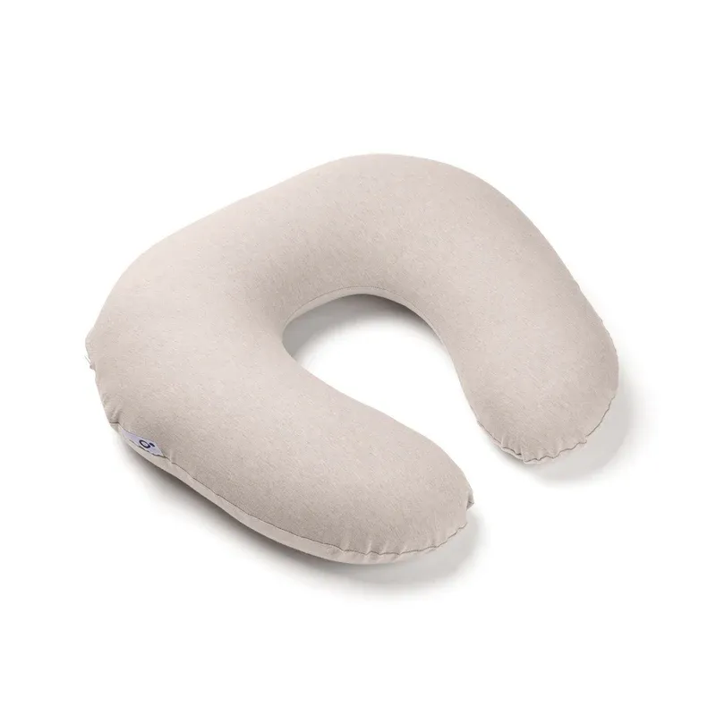 Coussin de maternité et d’allaitement Softy Chiné Sand Doomoo, beige sable chiné