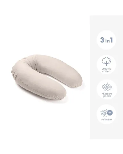 Coussin de maternité et d’allaitement Buddy coloris Chiné Sand de Doomoo