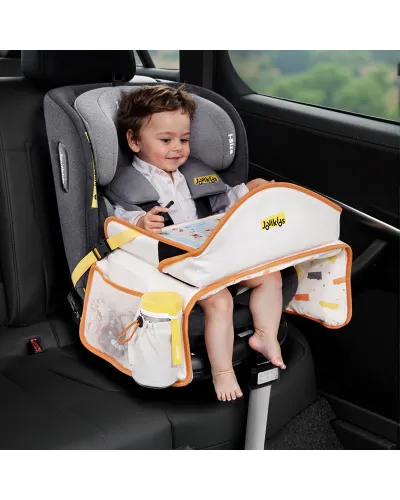 Kids' travel tray yellow Jovikids