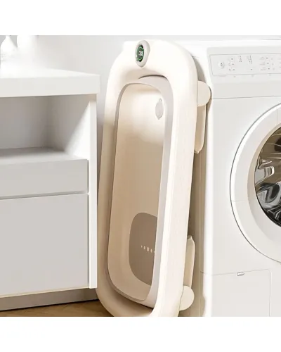 Baignoire pliable pour bébé avec thermomètre de BabaMama
