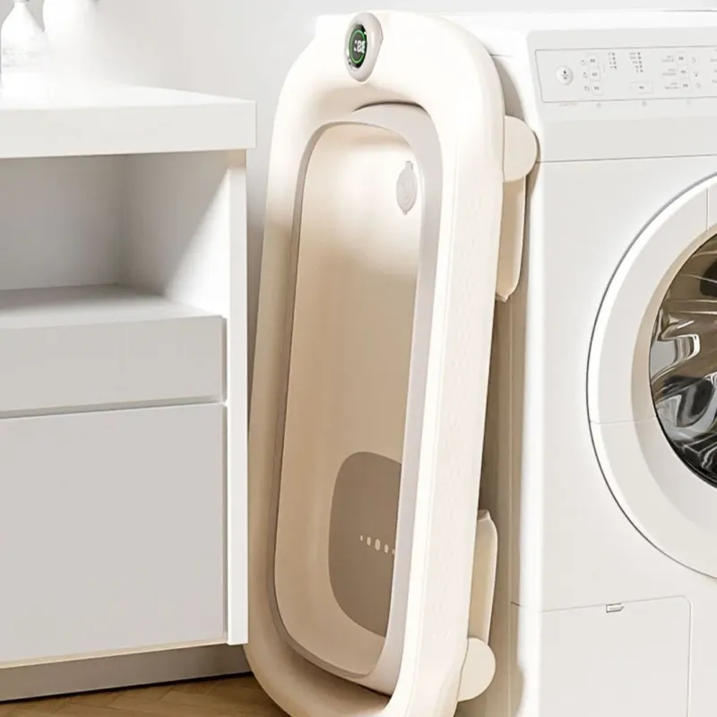 Baignoire pliable pour bébé avec thermomètre de BabaMama
