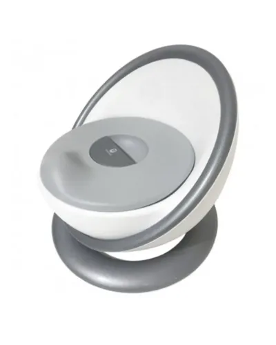 Pot de toilette Deluxe GM avec pieds doré et gris, Babamama