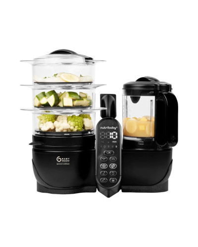 Robot culinaire multifonctions Nutribaby+ XL Babymoov Mineral Black