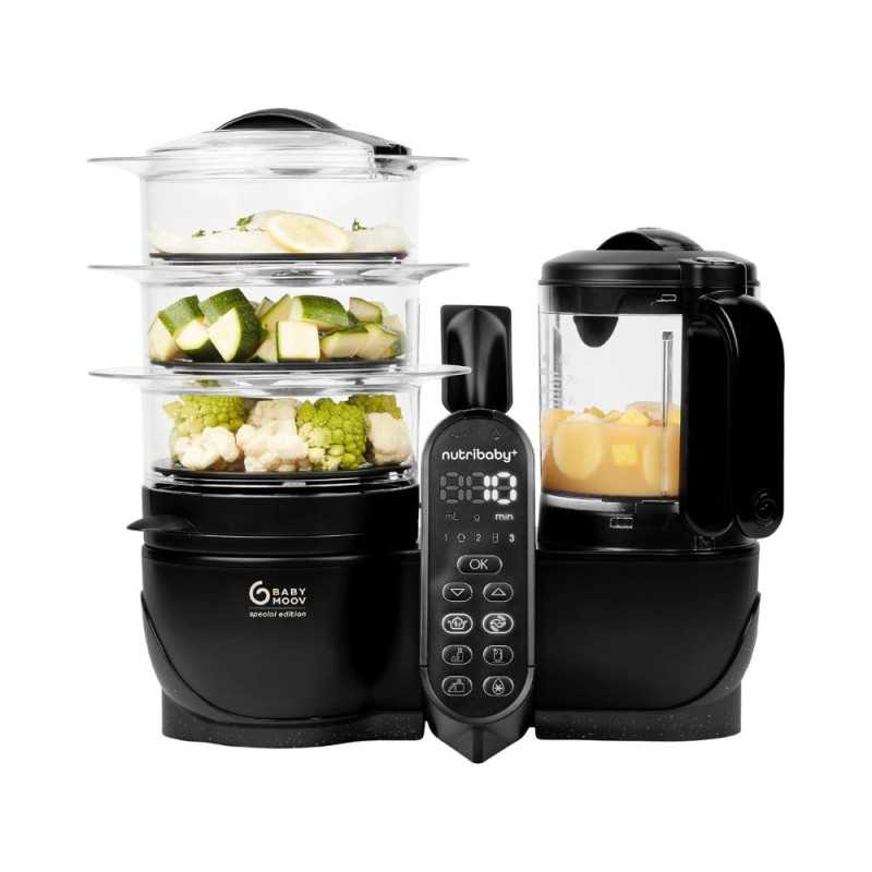 Robot culinaire multifonctions Nutribaby+ XL Babymoov Mineral Black