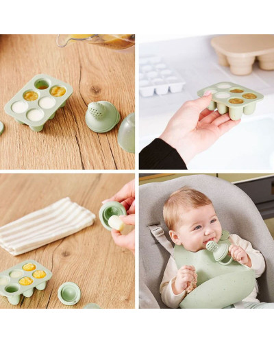 Set grignoteuse et moule en silicone Babymoov