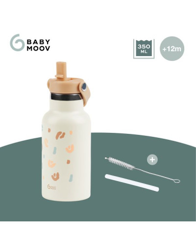 Gourde Isotherme Little Explorerer Ivoire 350 ml