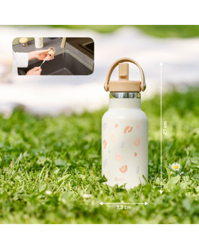 Gourde Isotherme Little Explorerer Ivoire 350 ml