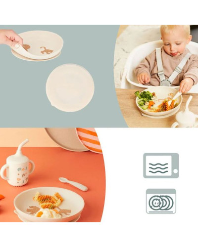 Coffret repas bébé deuxième âge Little Roar Babymoov