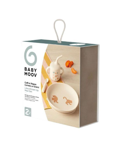 Coffret repas bébé deuxième âge Little Roar Babymoov
