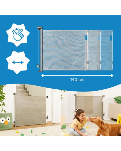 Safe &amp; Roll retractable safety gate Badabulle