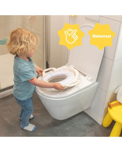 Mouette toilet trainer seat with handles Badabulle
