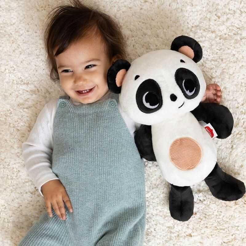 Peluche veilleuse Snuggly Buddy Panda Black & White Tiny Love, panda noir et blanc Peluche veilleuse Snuggly Buddy Panda Black & White Tiny Love, panda noir et blanc